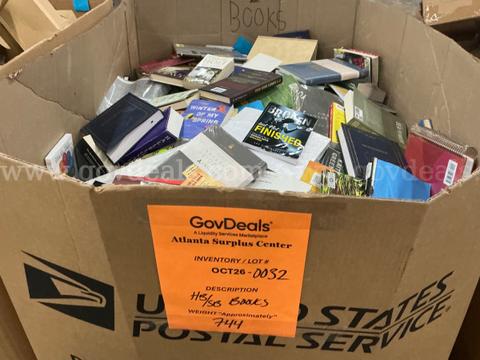 Books: Mixed "Hard and Soft Back" (Gaylord) (OCT26-0032)