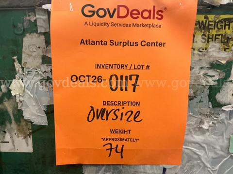 General Merchandise: "Large Items" (OCT26-0117)