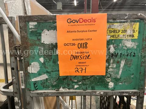 General Merchandise: "Large Items" (OCT26-0118)