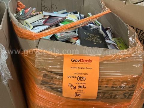 Books: Mixed "Hard and Soft Back" (Gaylord) (OCT26-0125)
