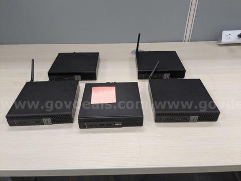 Lot of 5 Optiplex Micros