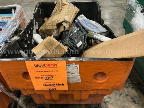 Sporting Goods: (OCT26-0212)
