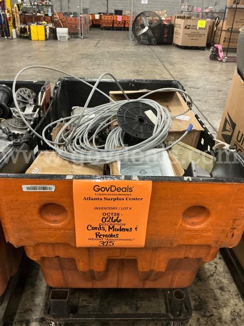 Salvaged: "Modems, Remotes, Cords and Accessories" (OCT26-0266)