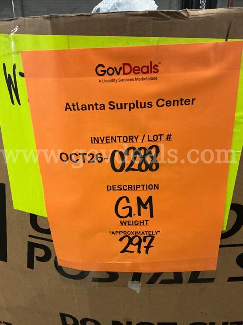 General Merchandise: (Gaylord)(OCT26-0288)