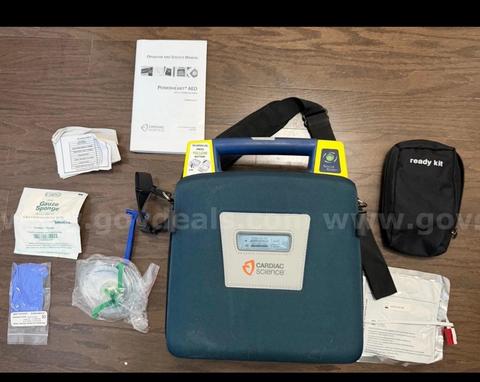 7x FULL SET Cardiac Science Powerheart G5 AED Battery 2x Pads RESCUE READY GREAT