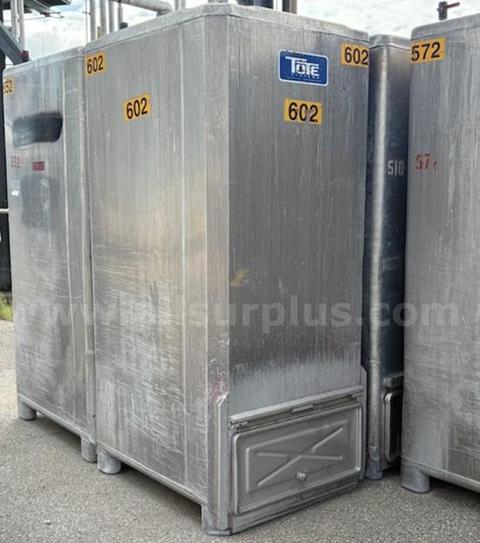 10 ea. SS TOTE Systems Totes