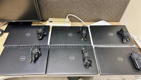 6 Dell Laptops
