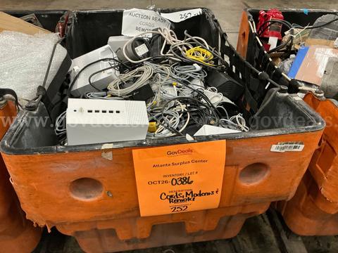 Salvaged: "Modems, Remotes, Cords and Accessories" (OCT26-0386)