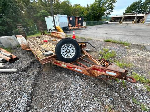 Dual-Axle Flatbed Equipment Trailer with Hopkins Break-Away System - WILL NEED T