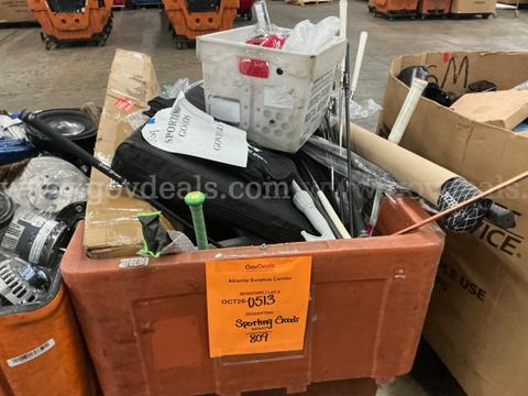 Sporting Goods: (OCT26-0513)