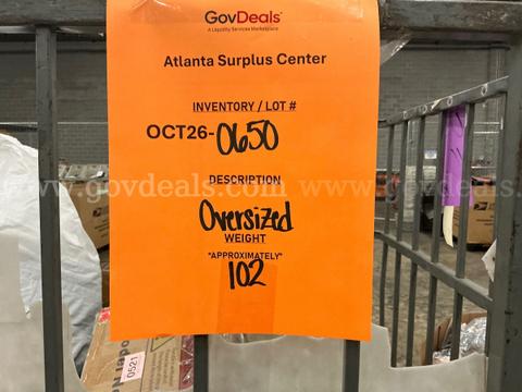 General Merchandise: "Large Items" (OCT26-0650)