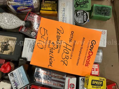 Firearm Parts & Accessories: "Reloading & Tactical Supplies" (OCT26-H037)