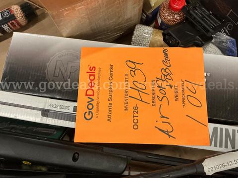 Firearm Parts & Accessories: "Air Soft Rifles, B.B Guns"  (OCT26-H039)