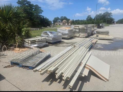 Lot of (84) Shelving and Components