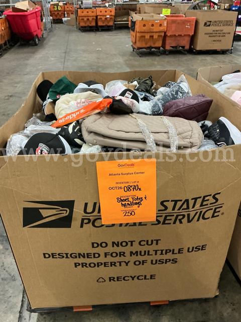 Apparel: Manually Sorted "Shoes, Handbags and Totes" (OCT26-0870X)