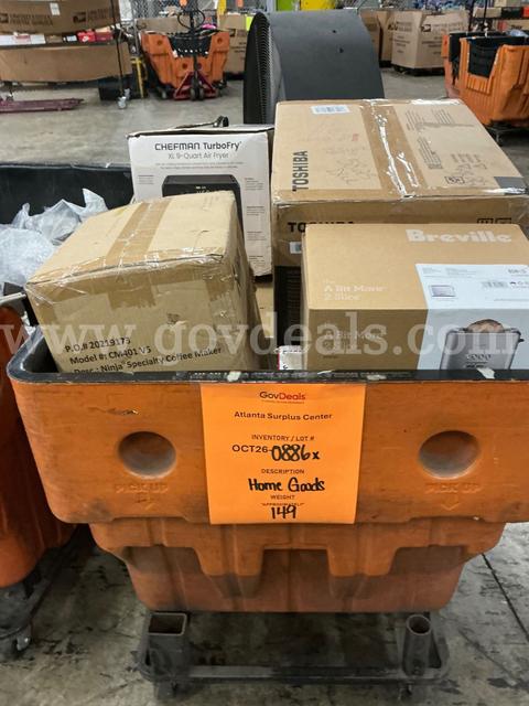 General Merchandise:  "Home Goods" (OCT26-0886X)
