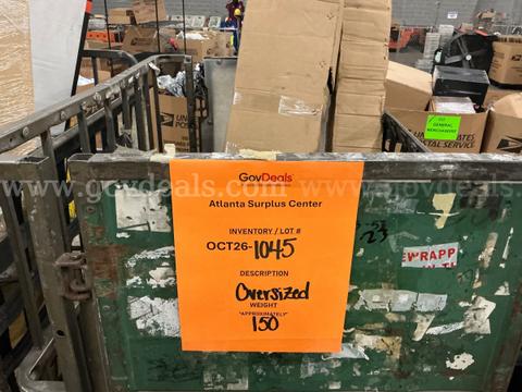 General Merchandise: "Large Items" (OCT26-1045)