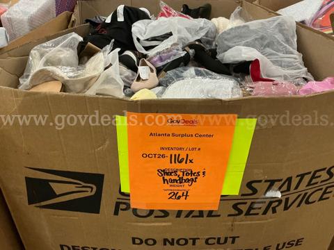 Apparel: Manually Sorted "Shoes, Handbags and Totes" (OCT26-1161X)