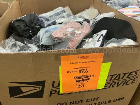 Apparel: Manually Sorted "Shoes, Handbags and Totes" (OCT26-1172X)