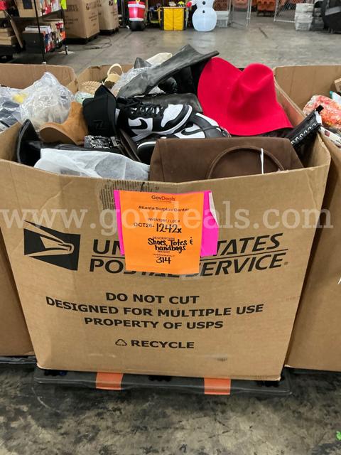 Apparel: Manually Sorted "Shoes, Handbags and Totes" (OCT26-1242X)