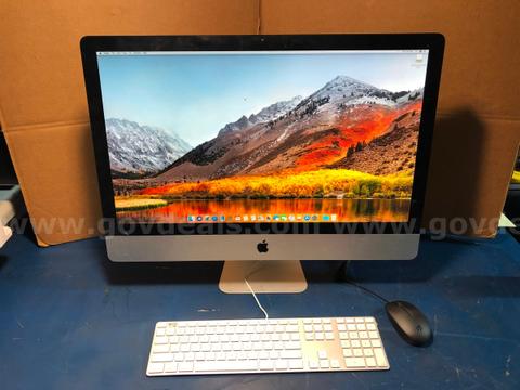 27" iMac, i5, 8GB RAM, 1TB HDD