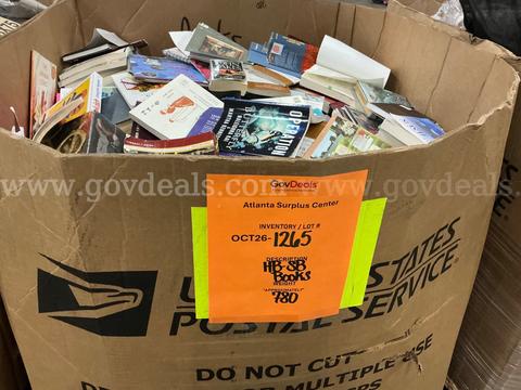Books: Mixed "Hard and Soft Back" (Gaylord) (OCT26-1265)