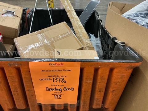 Sporting Goods: (OCT26-1378X)