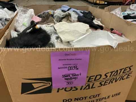 Apparel: Manually Sorted "Shoes, Handbags and Totes" (NOV26-0039X)