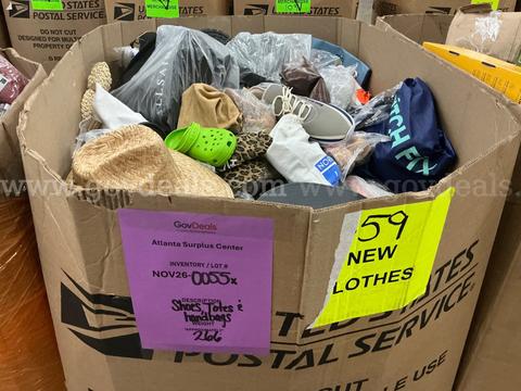 Apparel: Manually Sorted "Shoes, Handbags and Totes" (NOV26-0055)