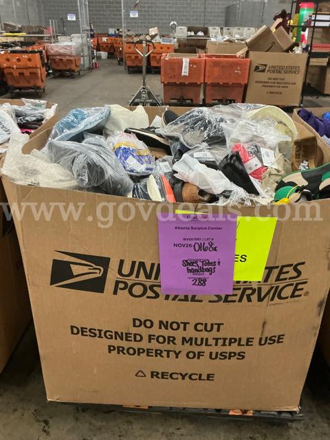 Apparel: Manually Sorted "Shoes, Handbags and Totes" (NOV26-0168X)