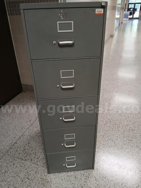 Metal Filing Cabinet with Key