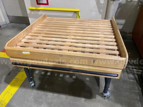 Lot of (2) Display tables, 45β L x 45β W x 30β H.