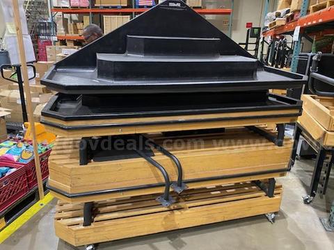 Lot of (4) Pyramid Display Table