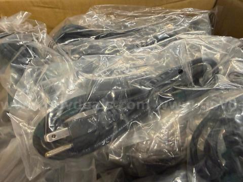 Lot of 2000 Computer Power Cables NEMA 5-15P plug to IEC 60320 C13 connector