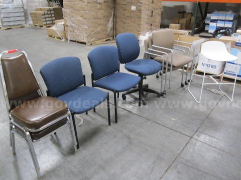 (10) ASSORTED CHAIRS  LOT 449
