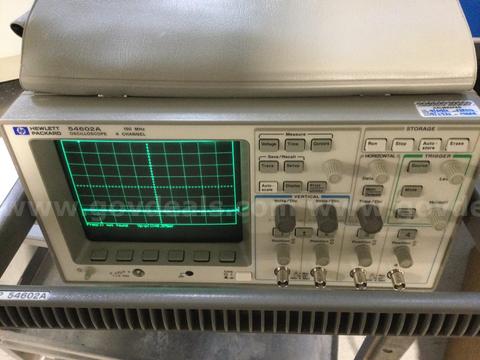 HP 54602A 100 MHZ 4 CHANNEL OSCILLOSCOPE