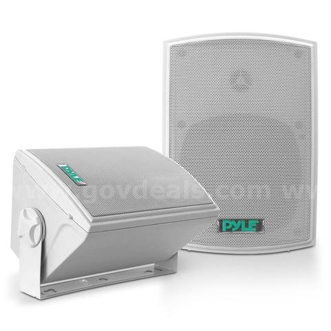 PYLE PDWR33 3.5'' Indoor/Outdoor Waterproof Weatherproof Wall Mount Speakers Pair