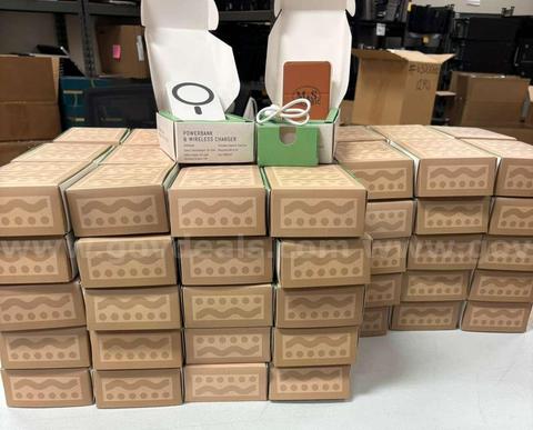 LOT 92x Terratone 5000mAh Portable Chargers Wireless Power Banks USB-C New/Open Box Bulk