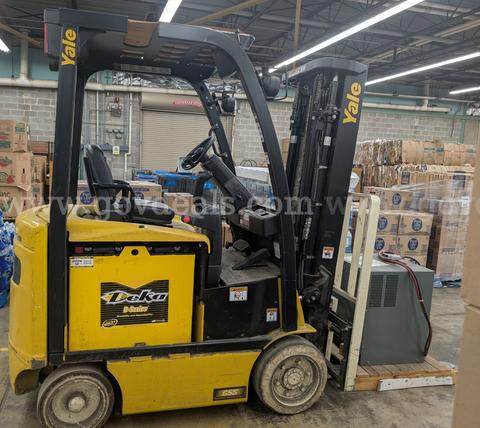2019 Yale 1R06 Electric, Sit-Down Forklift with Battery Charger