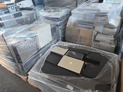800+ ITEMS - Laptop / Desktop / Misc - Core i7 / i5 / i3 etc. Dell / HP / Lenovo / Apple / etc. (5 Pallets)