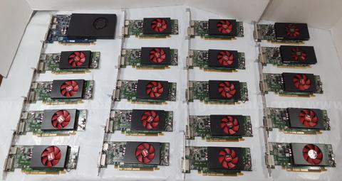 Lot of 20 - AMD Radeon Low Profile PCI Express Desktop Video Graphics Card