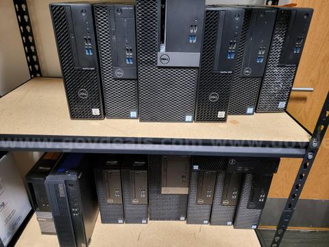 Lot of 15 various desktops