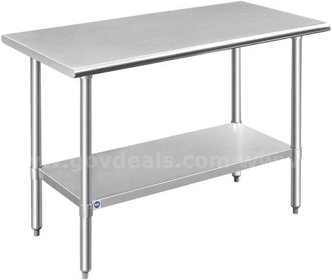 Lot of 5 FREE SHIPPING - NEW 24x48 Stainless Steel Prep Table NSF Commercial Kitchen Work Table