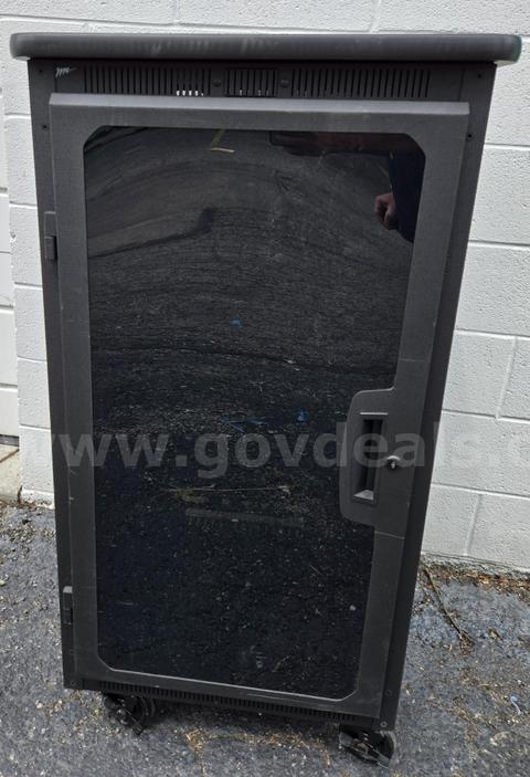 Multi-Purpose Mobile Display Cabinet / Audio Equipment Cabinet with Glass Front