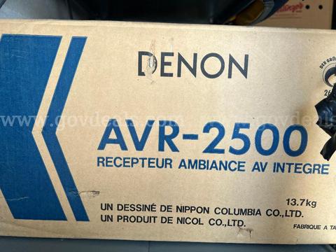 DENON AVR-2500 INTEGRATED AV SURROUND Receiver VINTAGE / NEVER PULL OUT FROM BOX*WILL SHIP*
