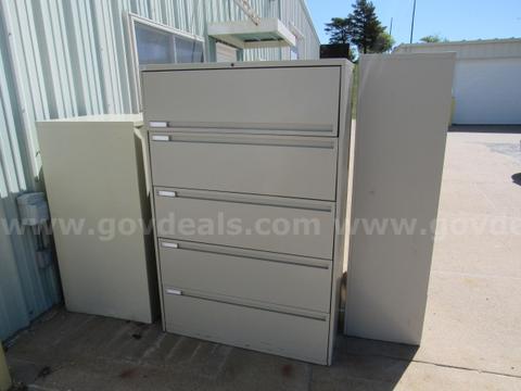 6-Assorted File Cabinets