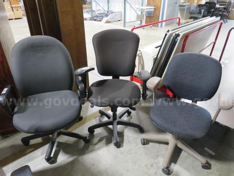 3 Assorted Office Chairs