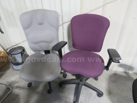 2 Assorted Office Chairs
