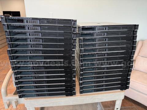 Lot of 29x Dell EMC PowerEdge R250 Servers E-2236 3.40Ghz 6-Core 8GB RAM