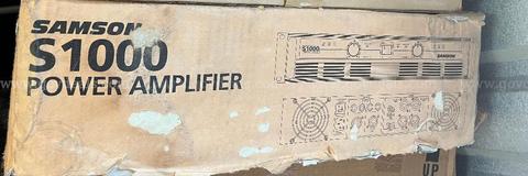 Samson S-1000 POWER AMPLIFIER VINTAGE / NEVER PULL OUT FROM BOX  *WILL SHIP*